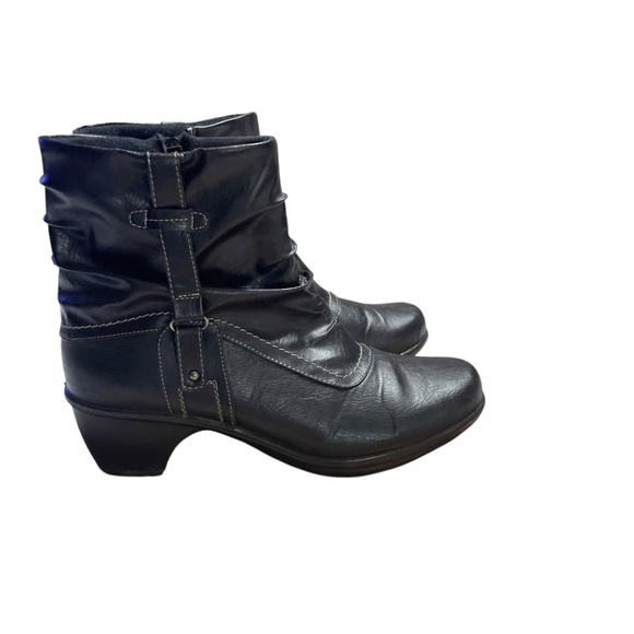 Jasmin women’s low heeled ankle boots 10 wide - Picture 3 of 11